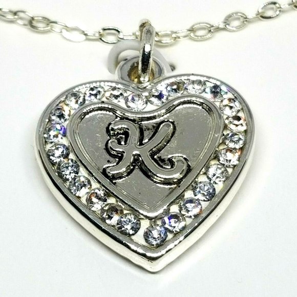 18" Necklace Silver Plated Genuine Crystal Kind - Picture 3 of 4